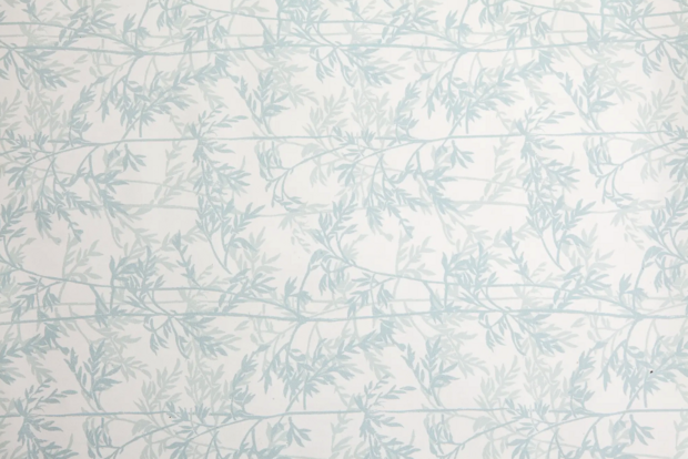 les fleurs bleu mint scandinavian spring   vinyl op vlies