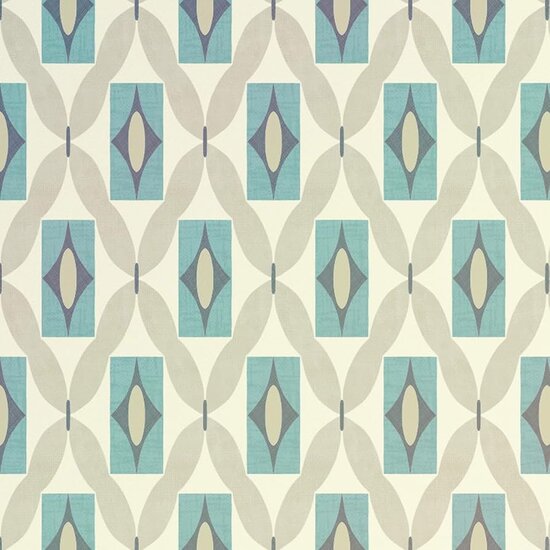 arthouse  quartz teal retro  behang